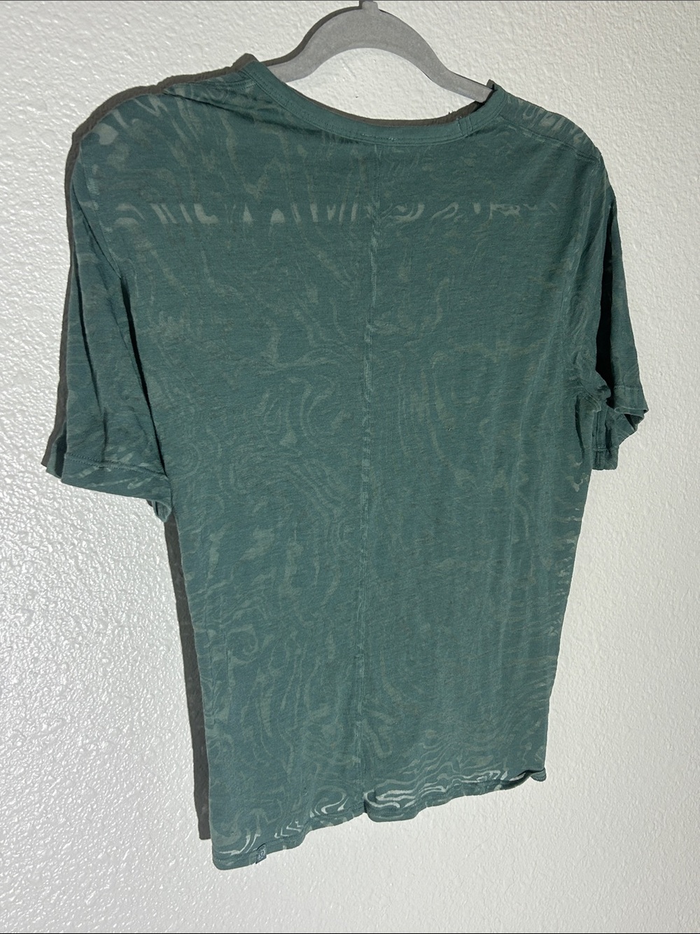 Lululemon Athletica Crescent Tee *Veil Tidewater Teal Size 6 - Picture 5 of 8